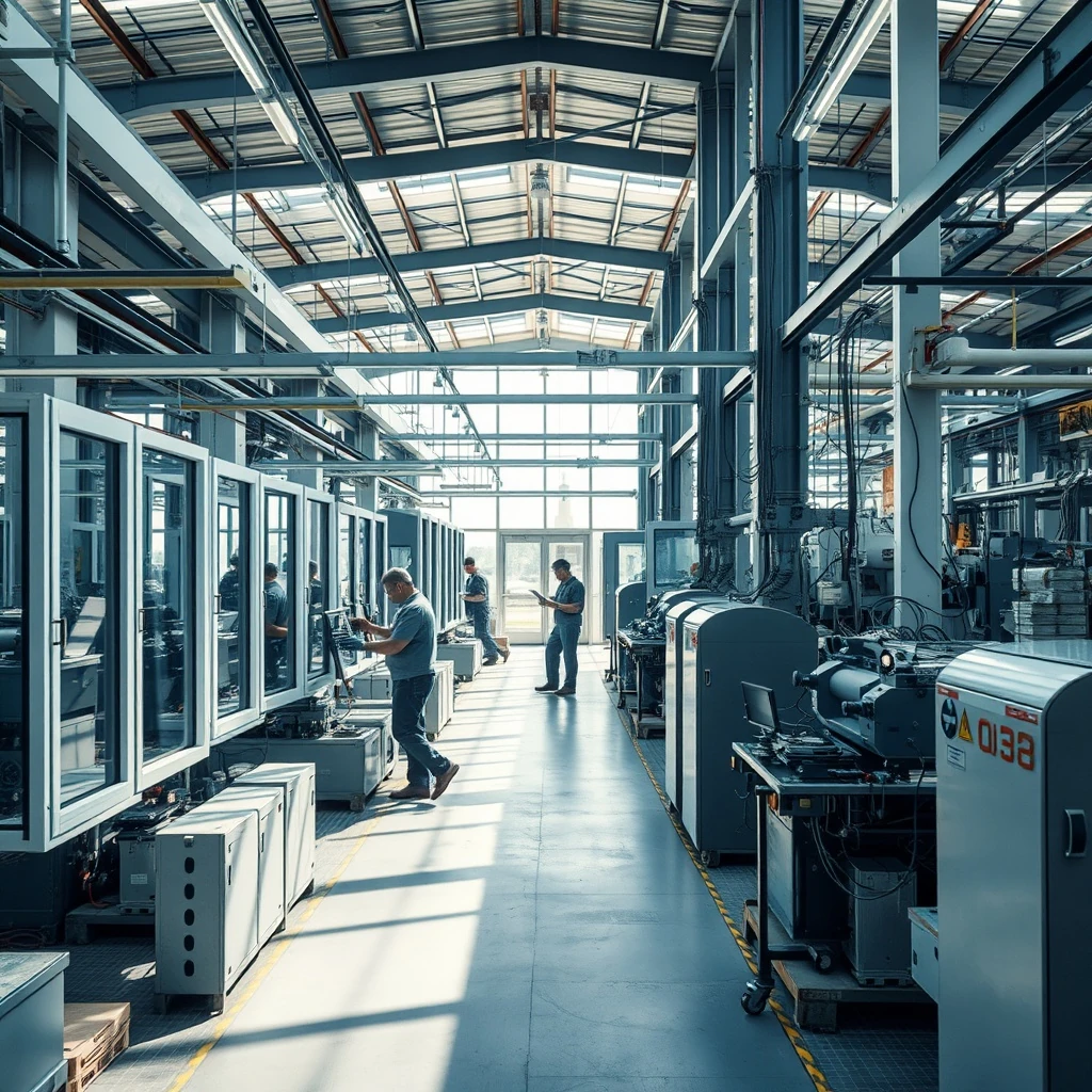 Aluminium-Produktion in der Fertigung