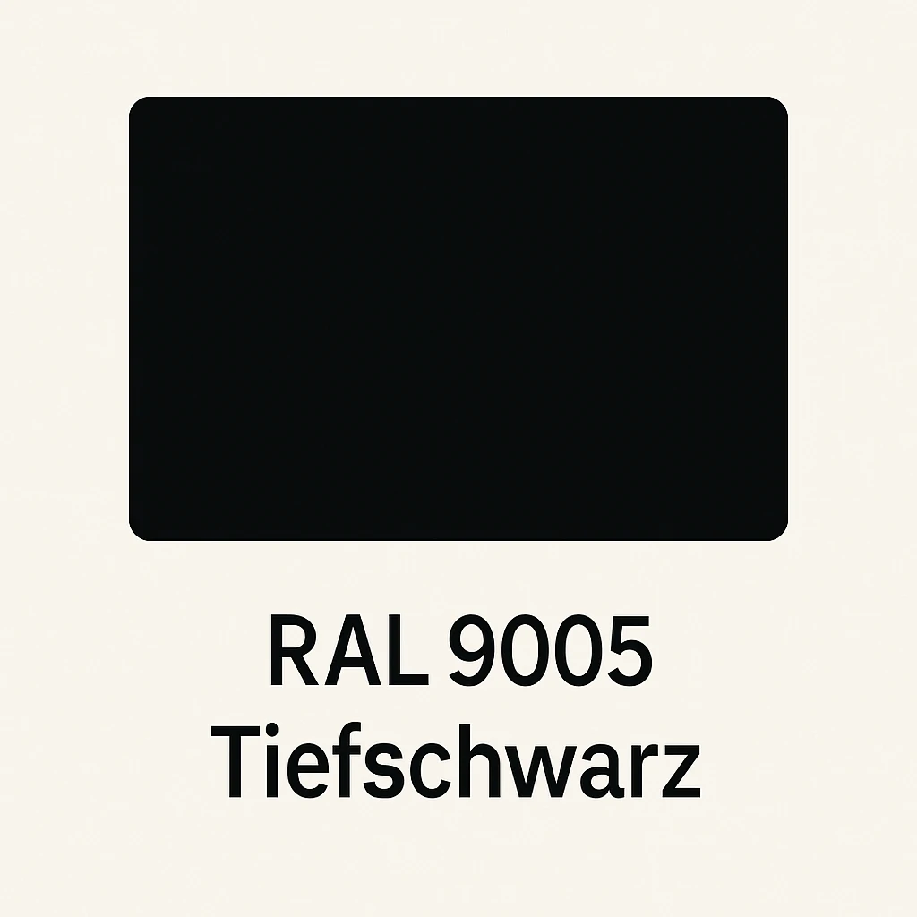RAL 9005 Tiefschwarz
