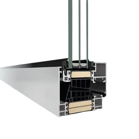 Profilschnitt des Aluminiumfenstersystems Schüco AWS 90 BS.SI+