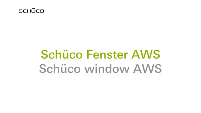 Fertigung eines Schüco AWS Fenstersystems